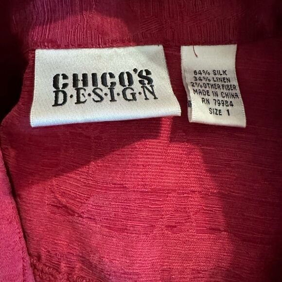 Vintage Chico’s Silk & Linen Blend Button Down - Picture 9 of 9